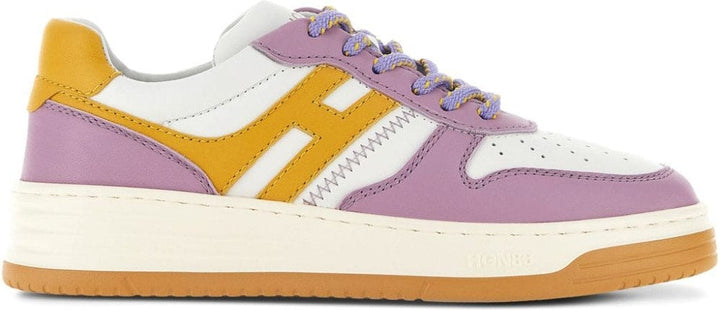 LEATHER BLOCK SNEAKERS