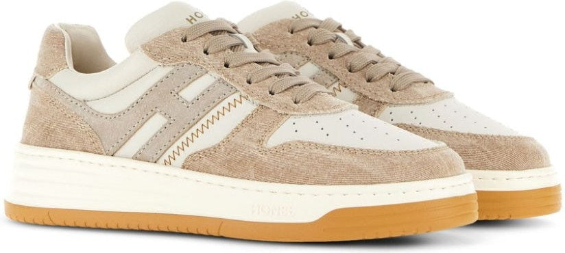 CHEVRON SUEDE SNEAKERS