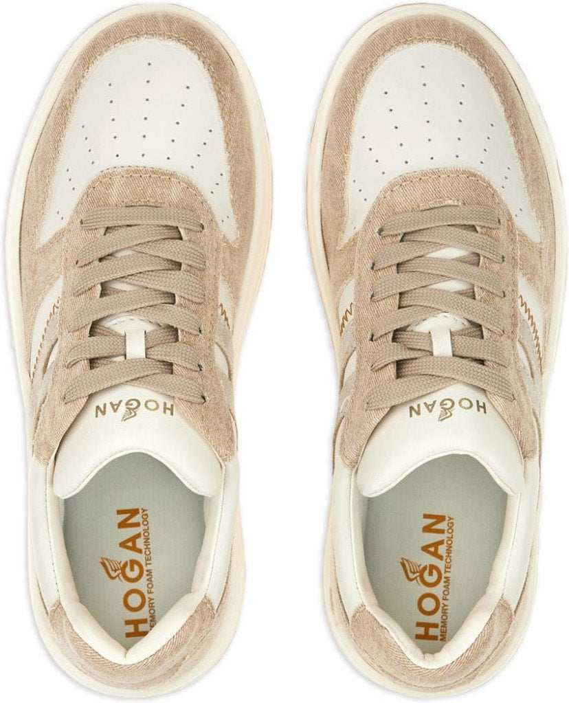 CHEVRON SUEDE SNEAKERS