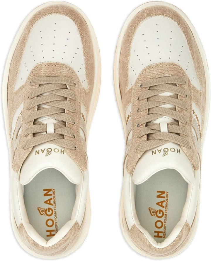 CHEVRON SUEDE SNEAKERS