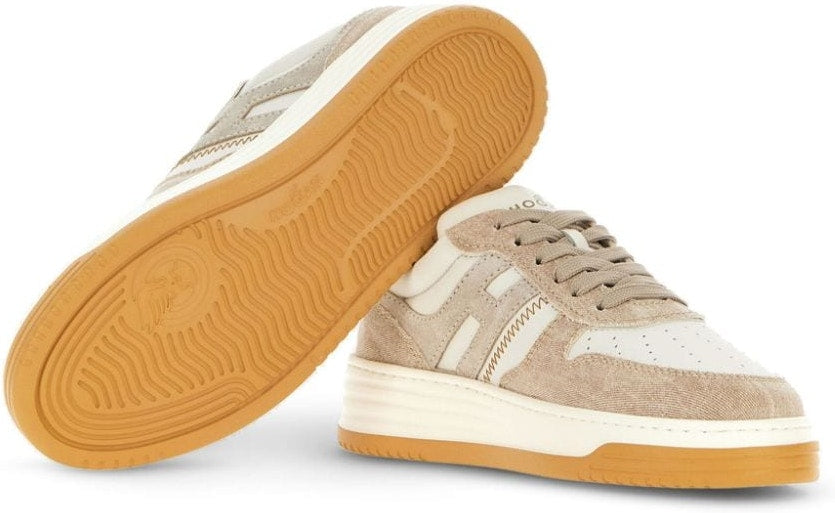 CHEVRON SUEDE SNEAKERS