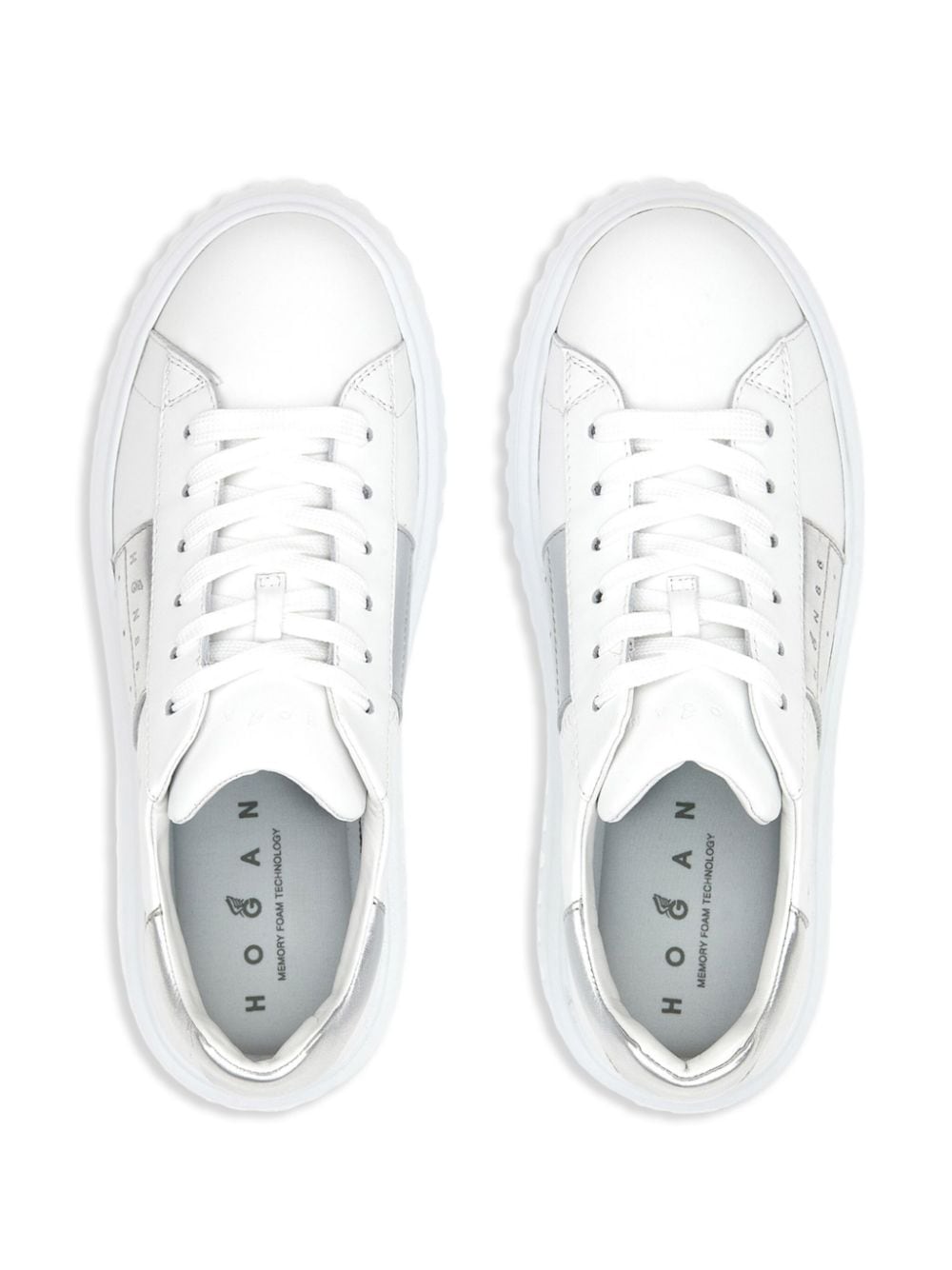 H-STRIPES LEATHER SNEAKERS