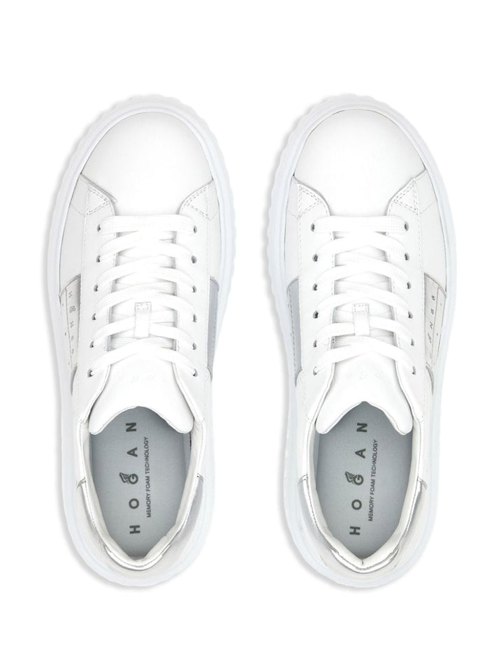 H-STRIPES LEATHER SNEAKERS