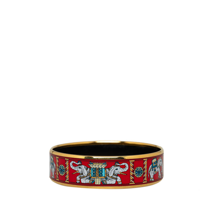 Top quality Hermes Wide Enamel Bangle Costume Bracelet