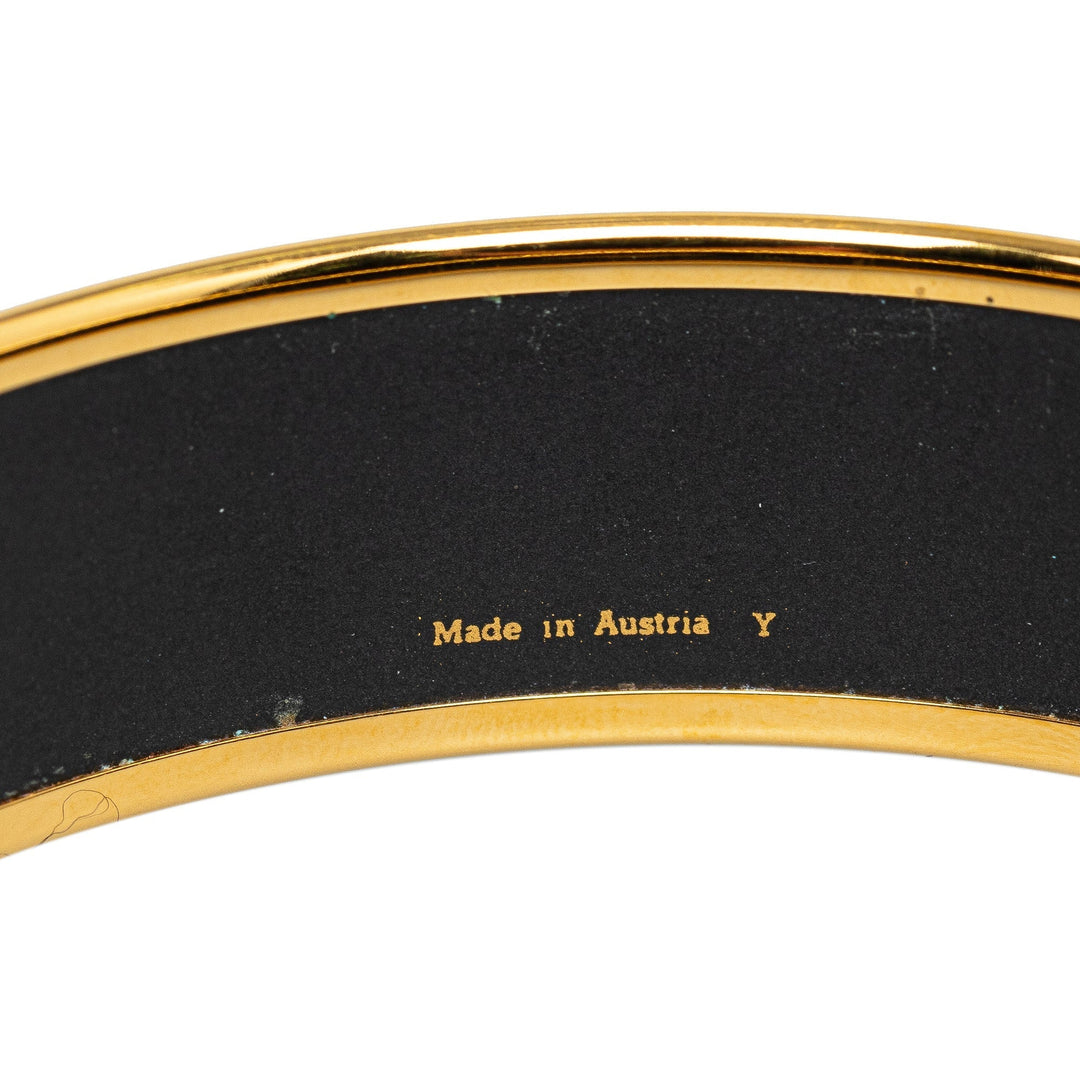 Top quality Hermes Wide Enamel Bangle Costume Bracelet