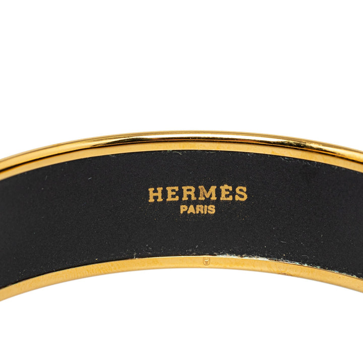 Top quality Hermes Wide Enamel Bangle Costume Bracelet