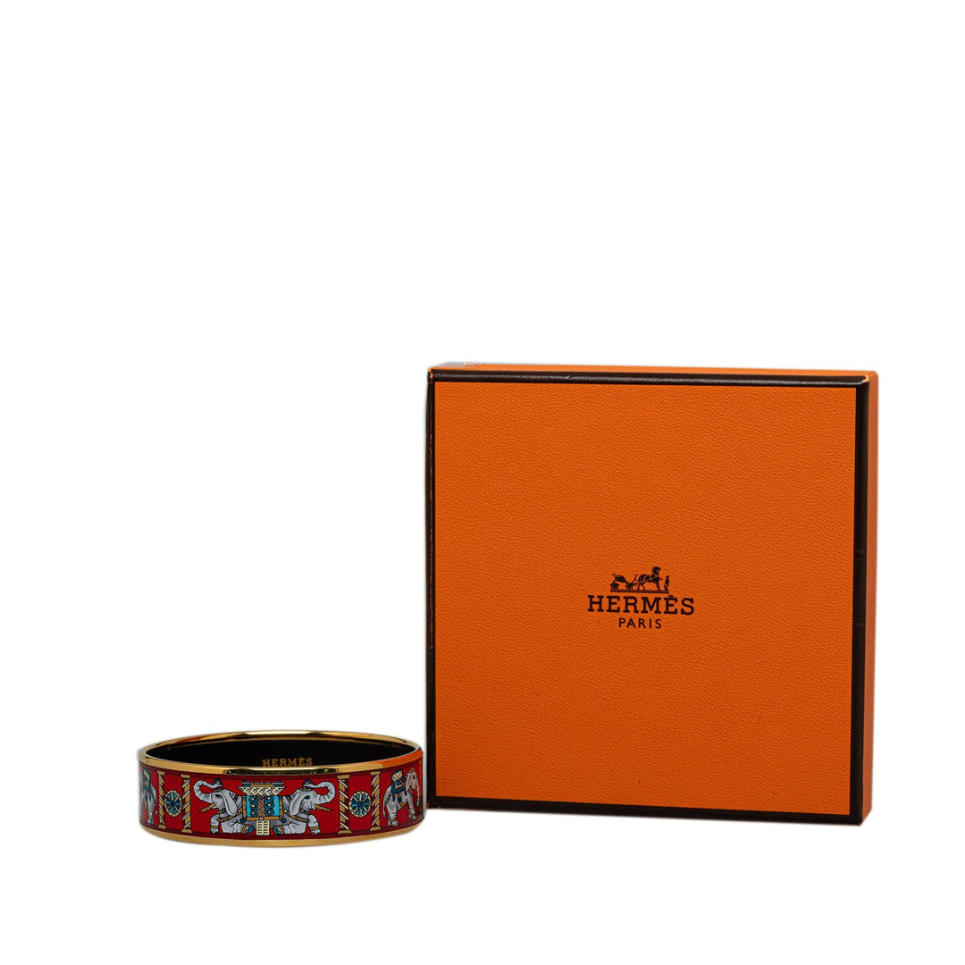 Top quality Hermes Wide Enamel Bangle Costume Bracelet
