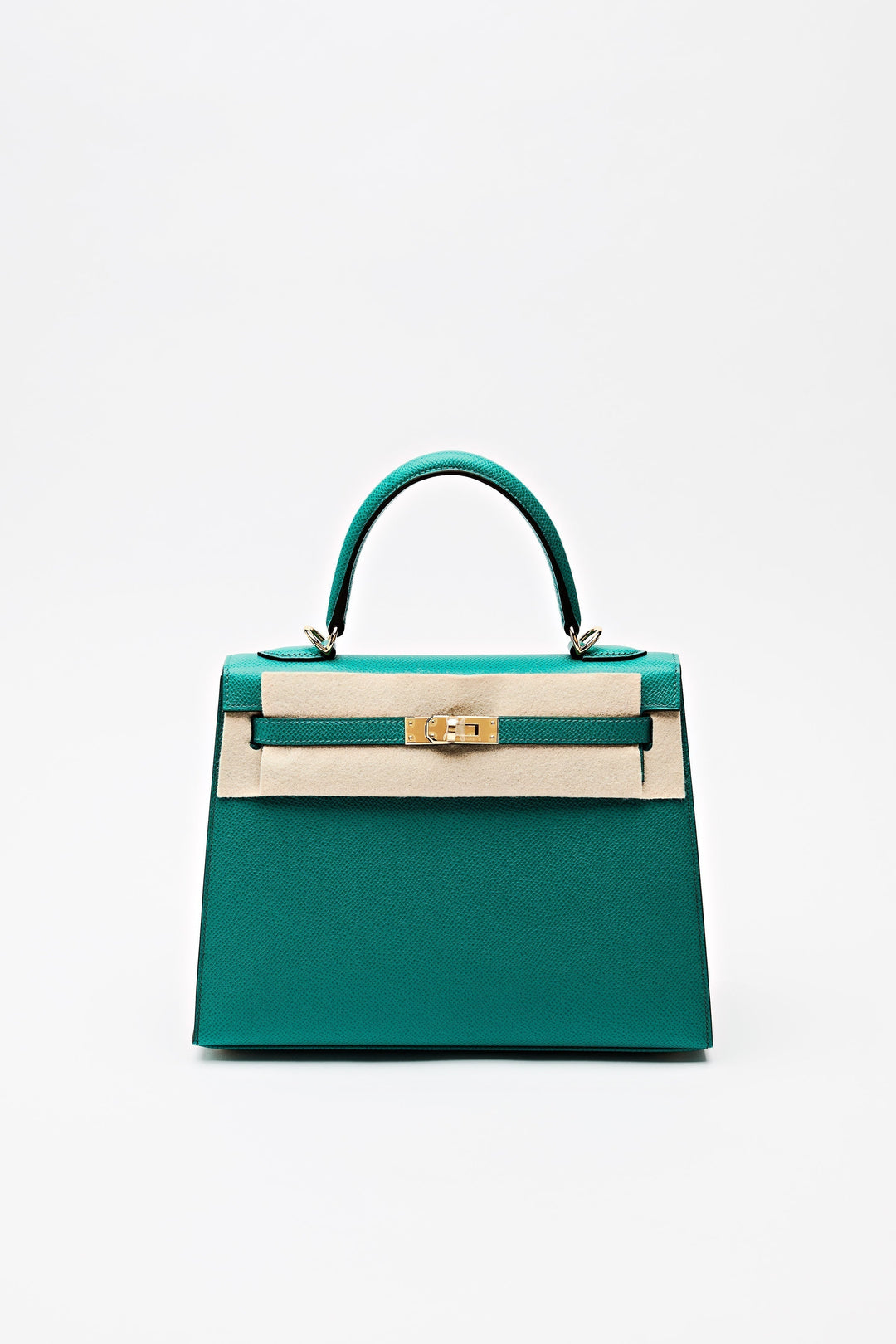 Top quality Hermes Kelly II 25 Vert Jade Sellier Epsom Calfskin