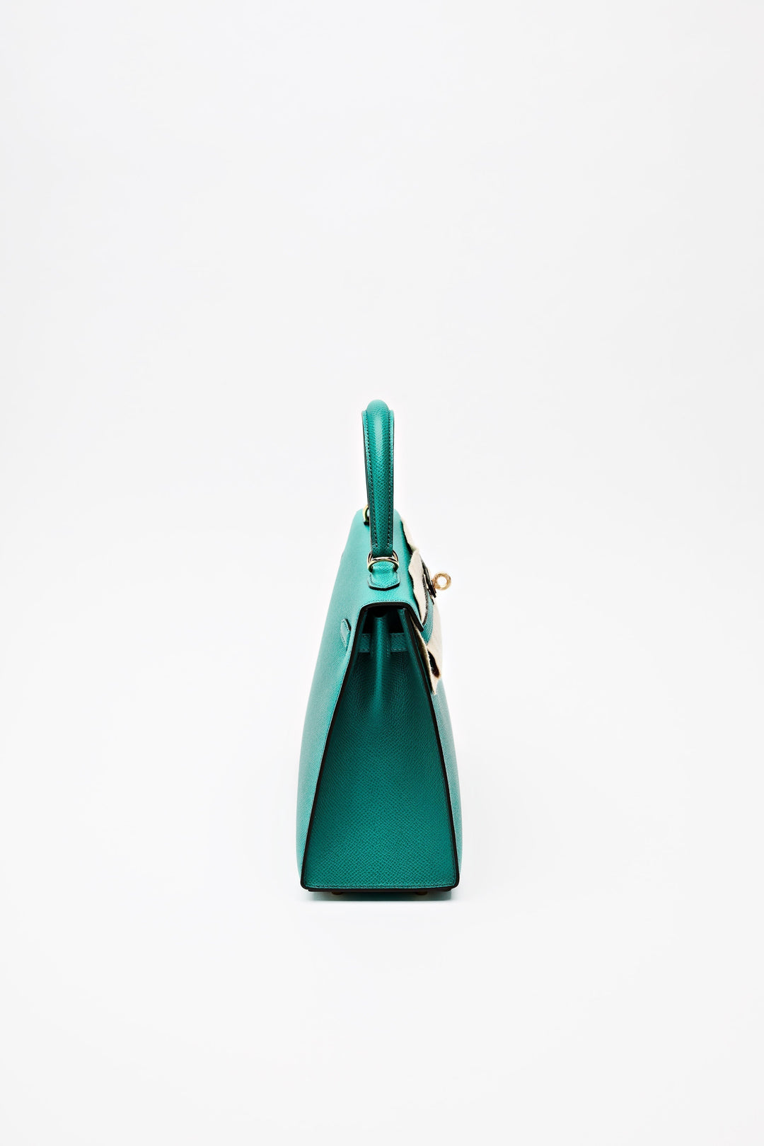 Top quality Hermes Kelly II 25 Vert Jade Sellier Epsom Calfskin