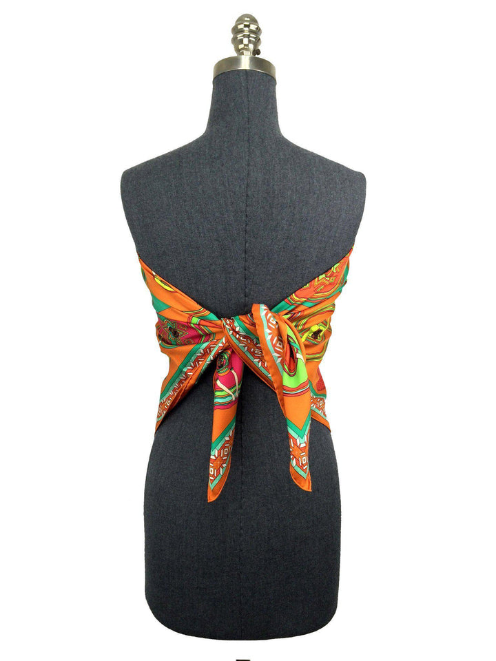 Top quality Hermes Belles Du Mexique Silk Scarf 90