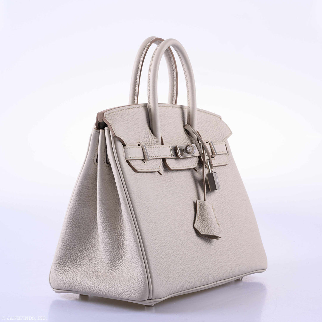 Top quality Hermes Birkin 25 Beton Togo Palladium Hardware - 2019, D