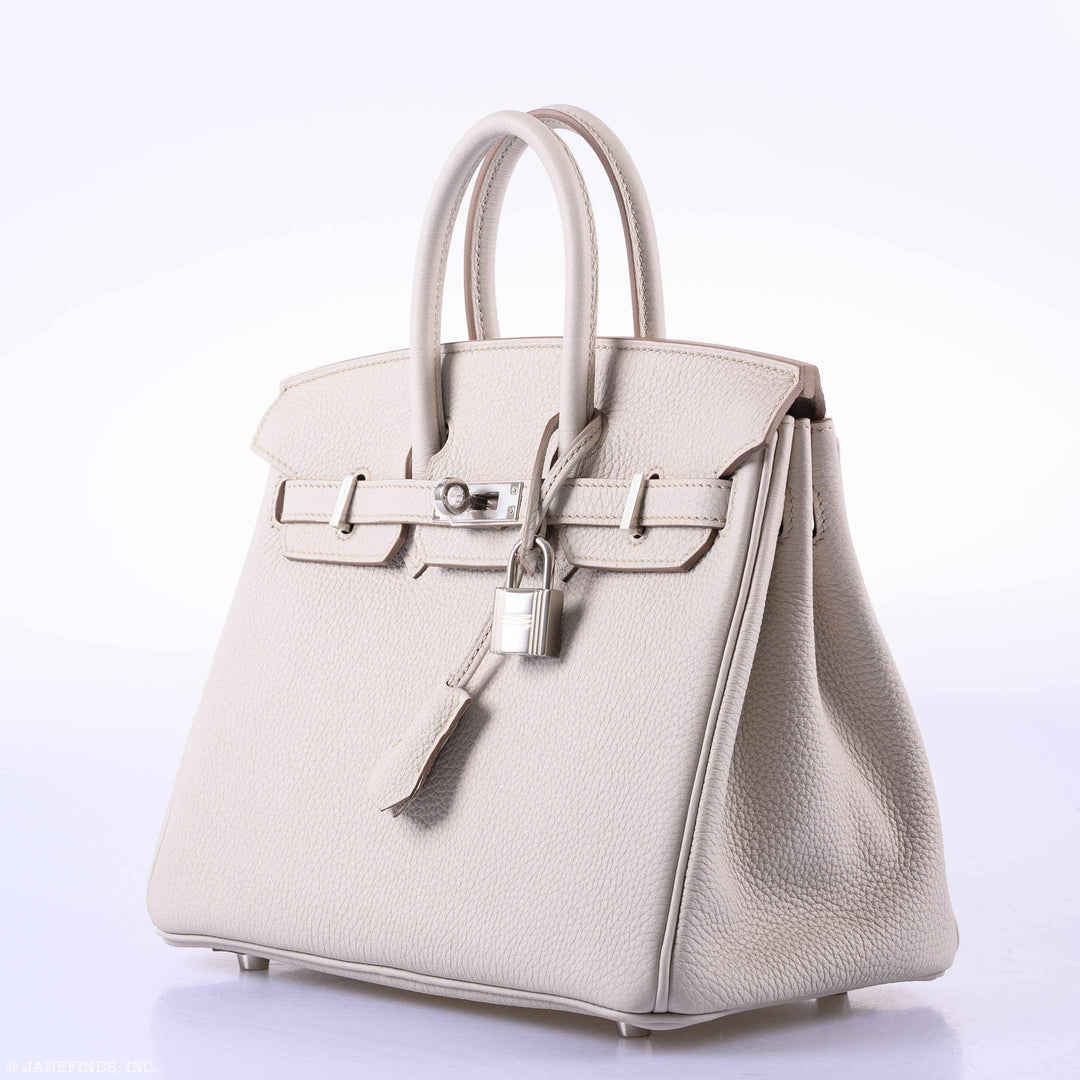 Top quality Hermes Birkin 25 Beton Togo Palladium Hardware - 2019, D