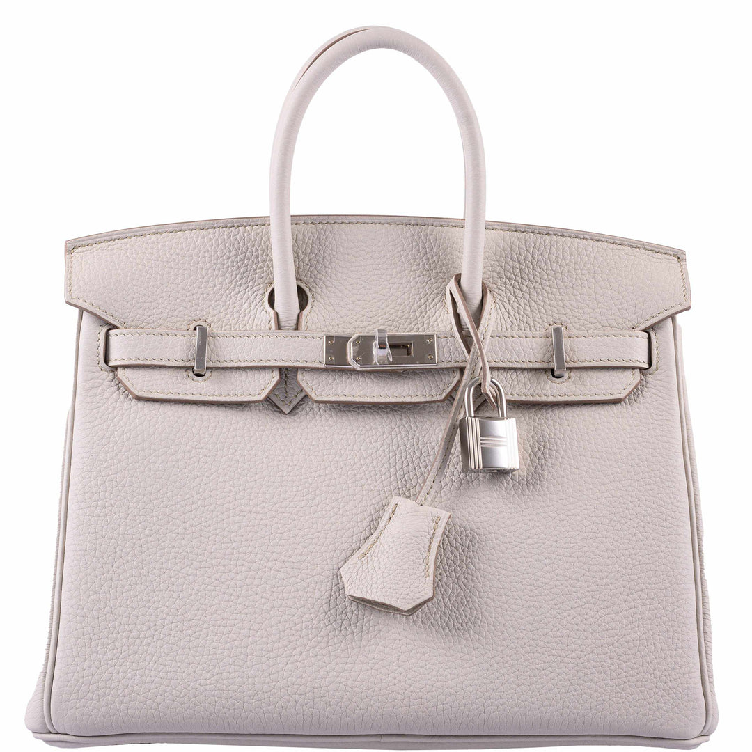 Hermes Birkin 25 Beton Togo Palladium Hardware - 2019, D