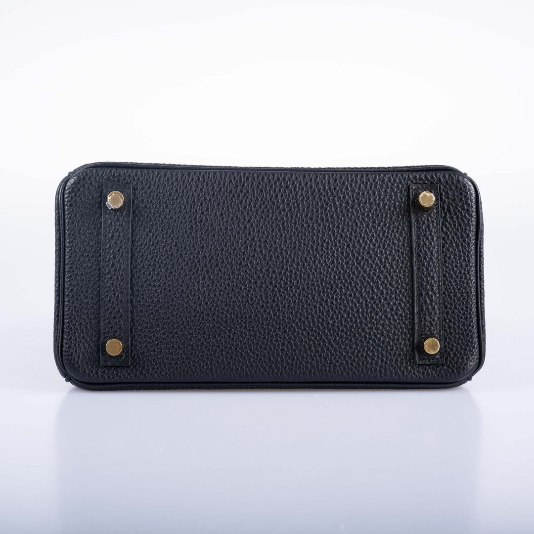 Hermes Birkin 25 Black Togo with Gold Hardware