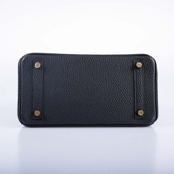 Hermes Birkin 25 Black Togo with Gold Hardware