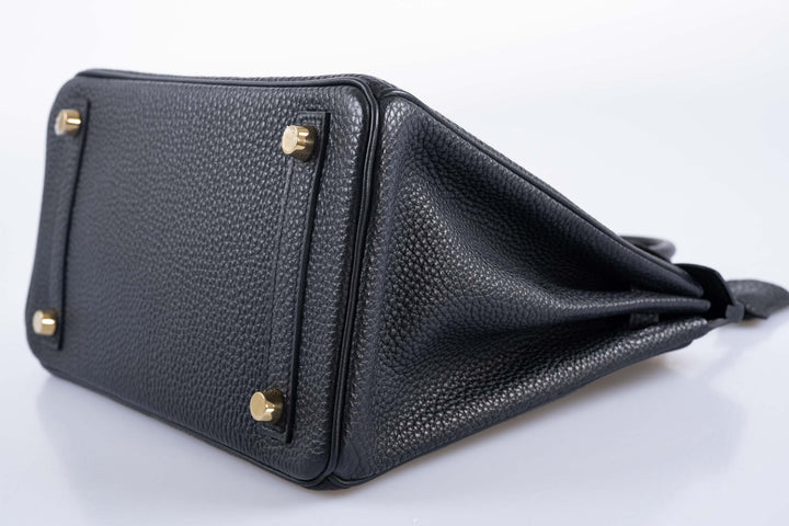 Hermes Birkin 25 Black Togo with Gold Hardware