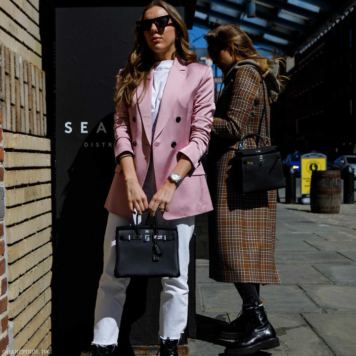 Hermès Birkin 25 Black Togo with Palladium Hardware - 2021, Z
