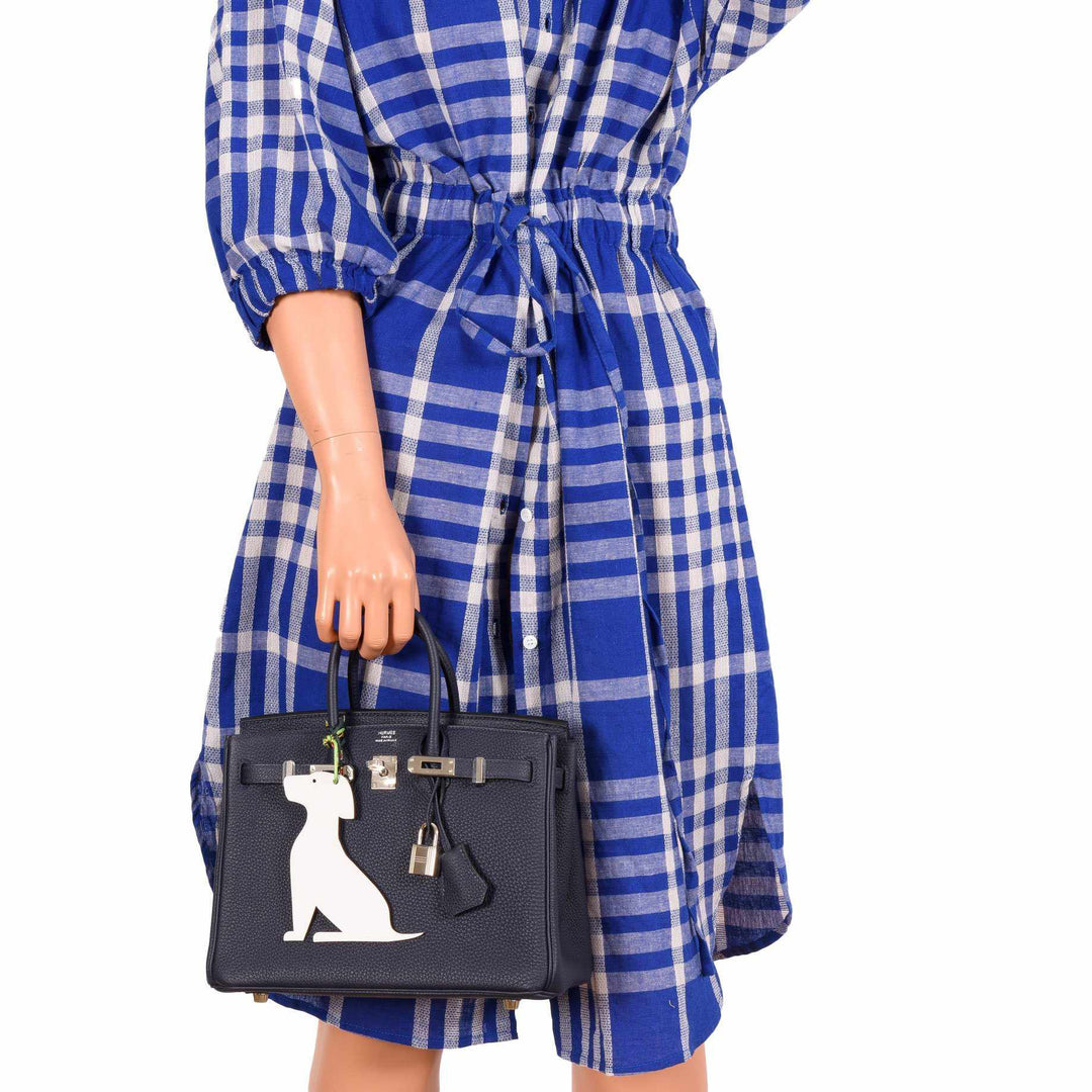 Hermès Birkin 25 Blue Indigo Togo Palladium Hardware