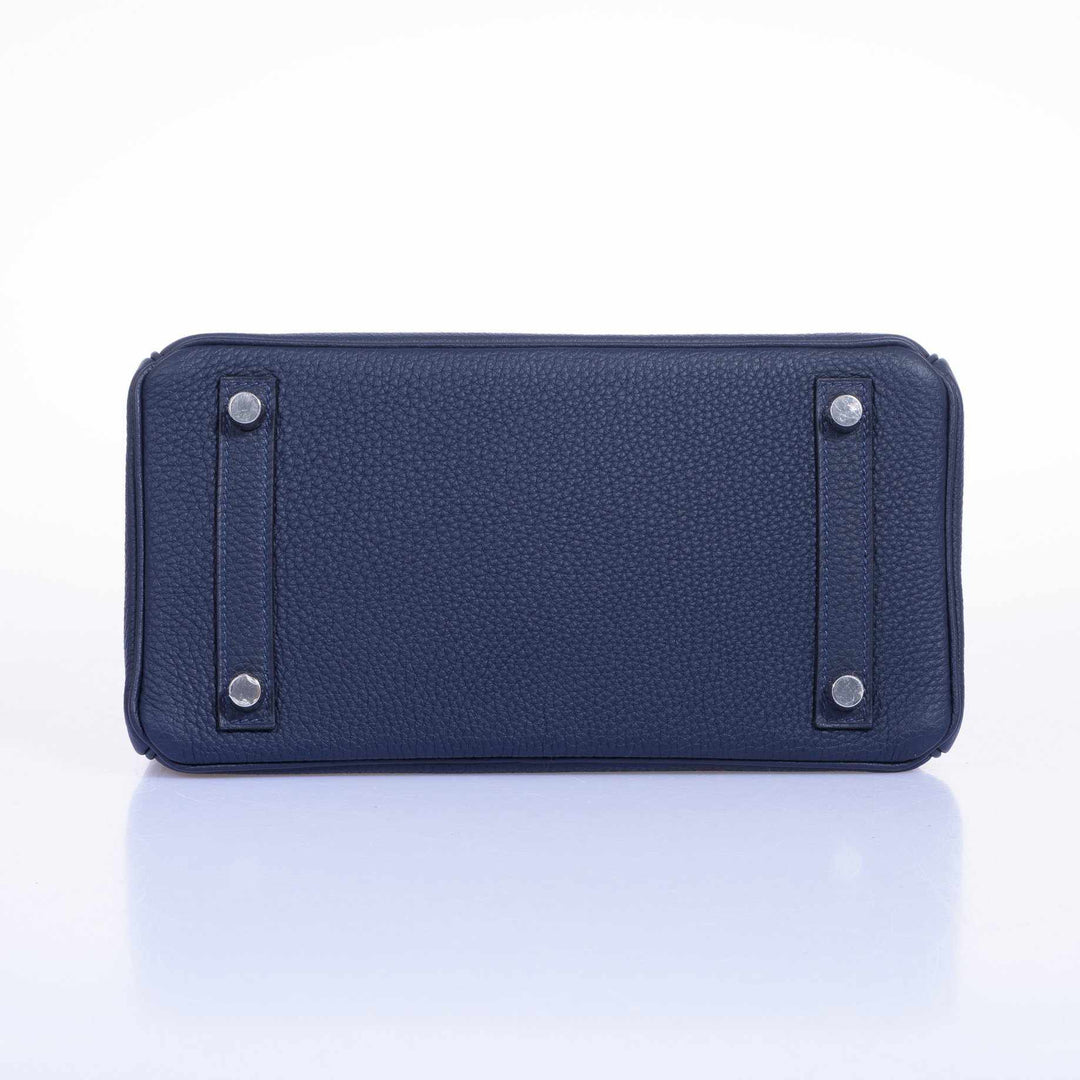 Hermès Birkin 25 Blue Indigo Togo Palladium Hardware