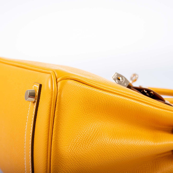 Top quality Hermes Birkin 25 Candy Collection Jaune D’or Epsom Gold Hardware