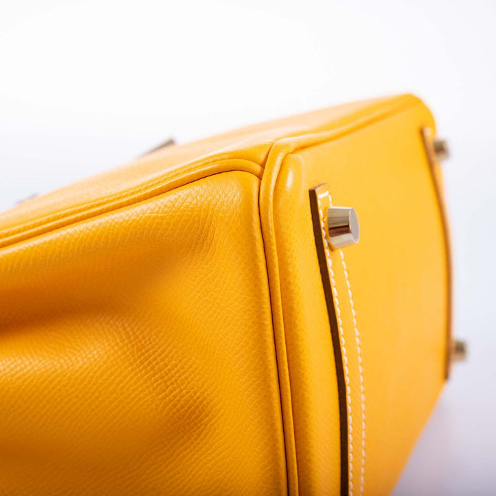 Top quality Hermes Birkin 25 Candy Collection Jaune D’or Epsom Gold Hardware