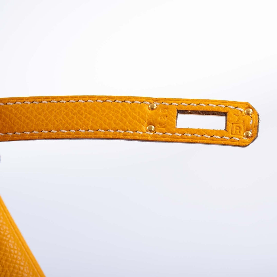 Top quality Hermes Birkin 25 Candy Collection Jaune D’or Epsom Gold Hardware