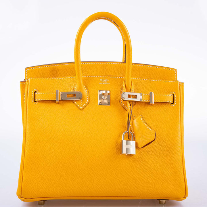 Top quality Hermes Birkin 25 Candy Collection Jaune D’or Epsom Gold Hardware