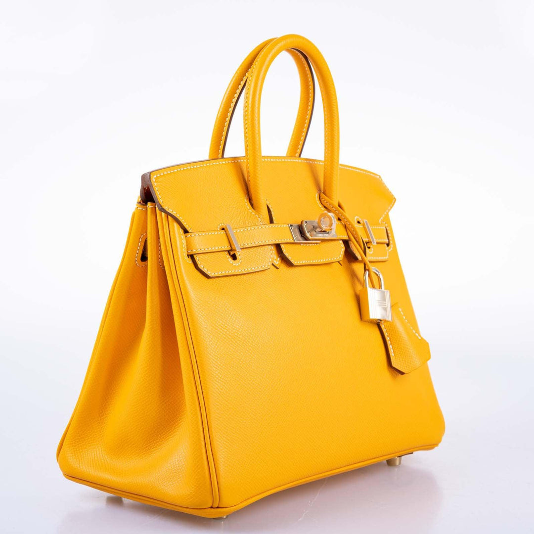 Top quality Hermes Birkin 25 Candy Collection Jaune D’or Epsom Gold Hardware