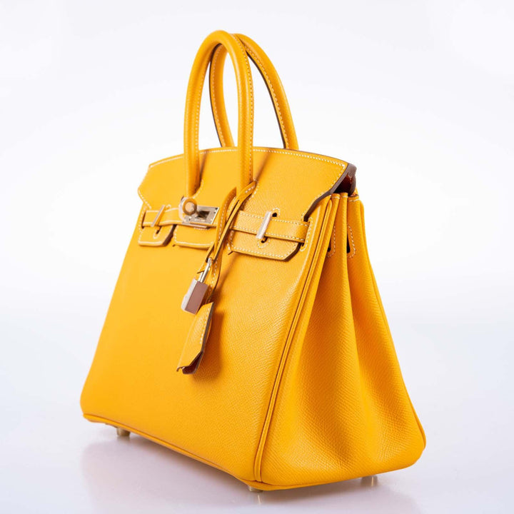 Top quality Hermes Birkin 25 Candy Collection Jaune D’or Epsom Gold Hardware