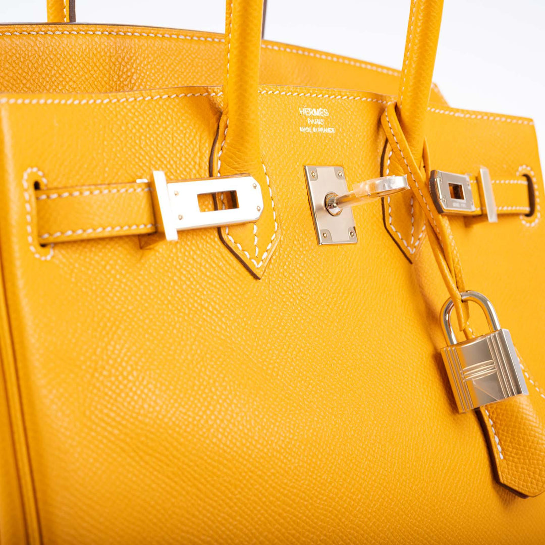Top quality Hermes Birkin 25 Candy Collection Jaune D’or Epsom Gold Hardware