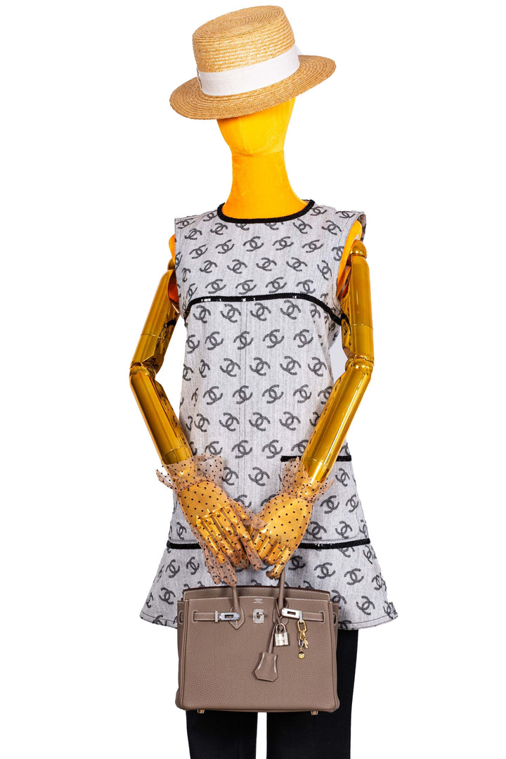 Top quality Hermes Birkin 25 Etoupe Togo Palladium Hardware