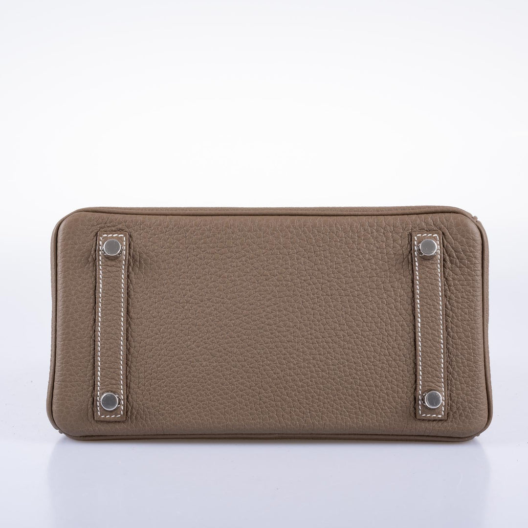Top quality Hermes Birkin 25 Etoupe Togo Palladium Hardware