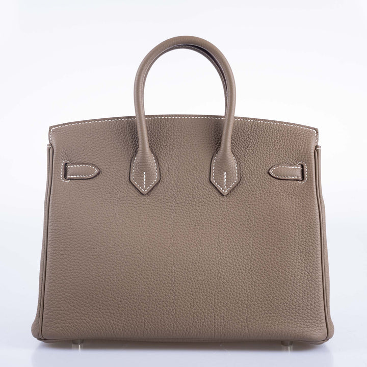 Top quality Hermes Birkin 25 Etoupe Togo Palladium Hardware
