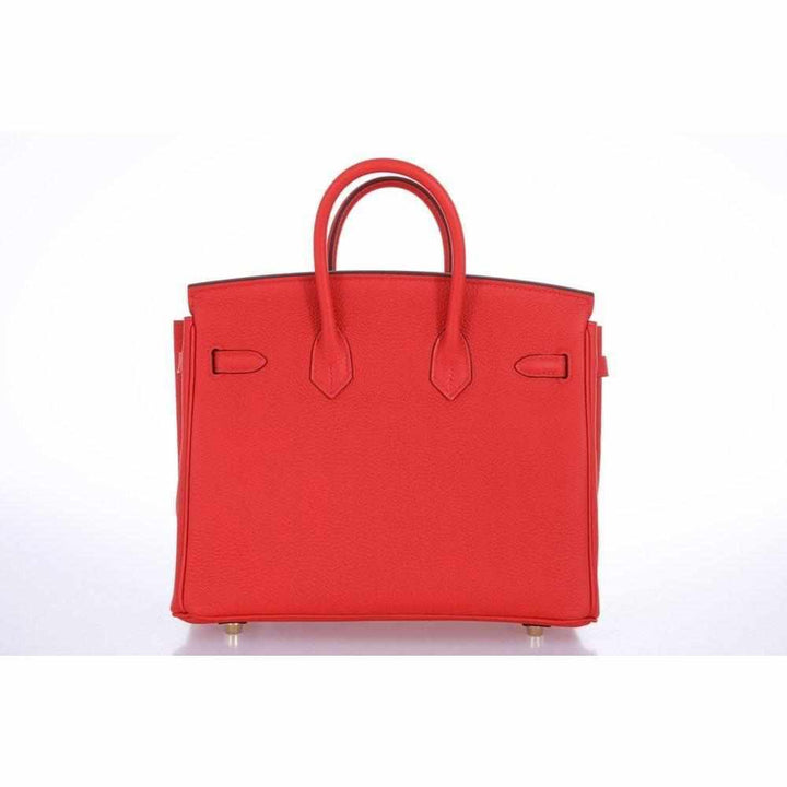 Top quality Hermes Birkin 25 Geranium Togo Gold Hardware