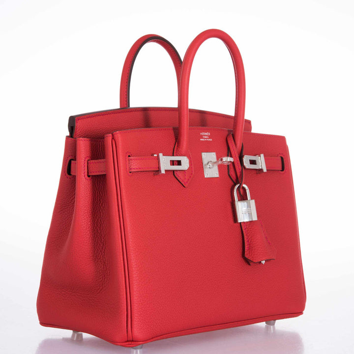 Hermès Birkin 25 Geranium Togo Palladium Hardware