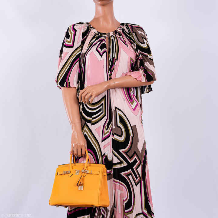 Hermès Birkin 25 HSS Jaune d'Or Epsom Gold Hardware - 2020, Y