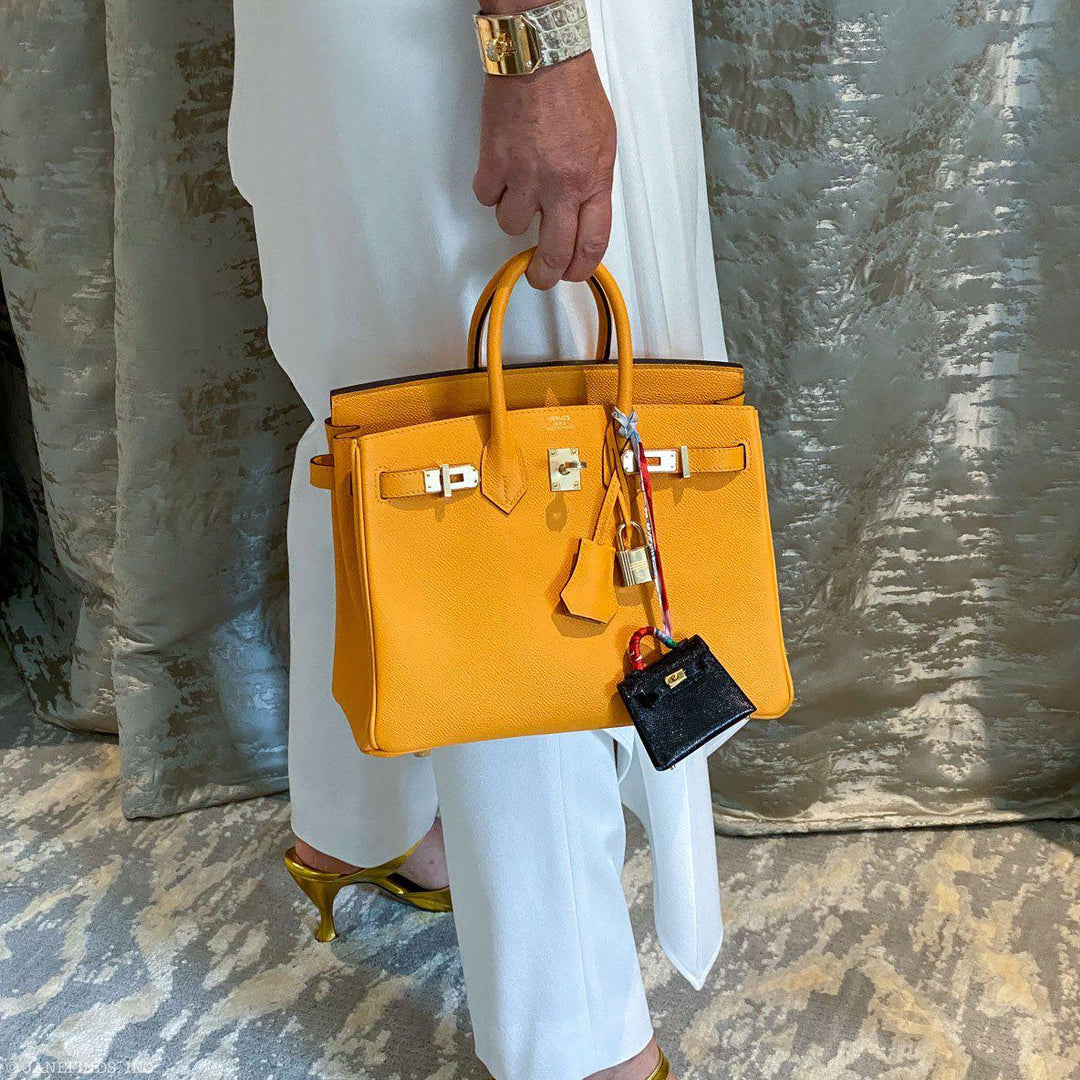 Hermès Birkin 25 HSS Jaune d'Or Epsom Gold Hardware - 2020, Y