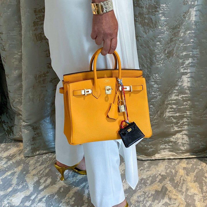 Hermès Birkin 25 HSS Jaune d'Or Epsom Gold Hardware - 2020, Y