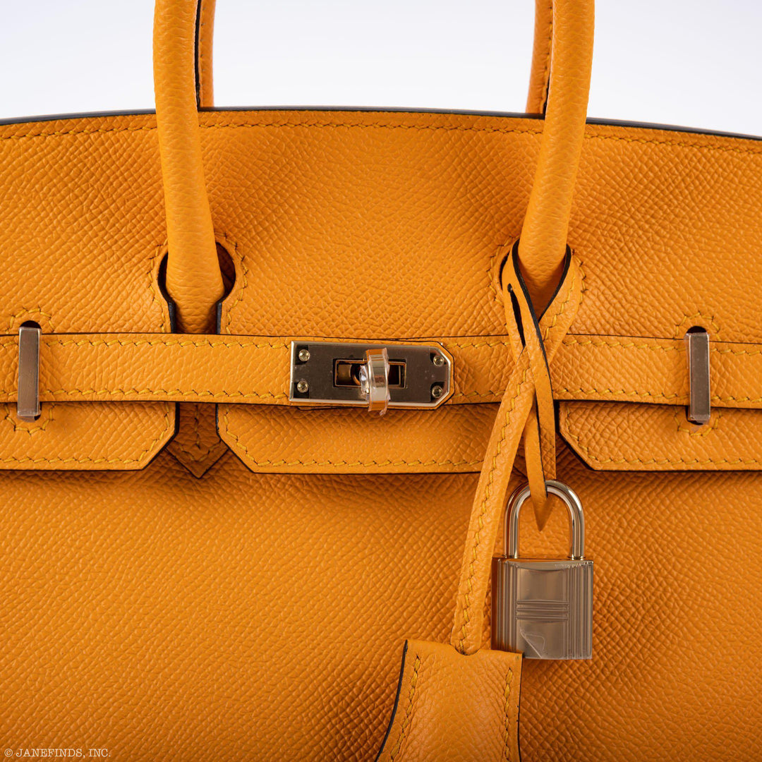 Hermès Birkin 25 HSS Jaune d'Or Epsom Gold Hardware - 2020, Y