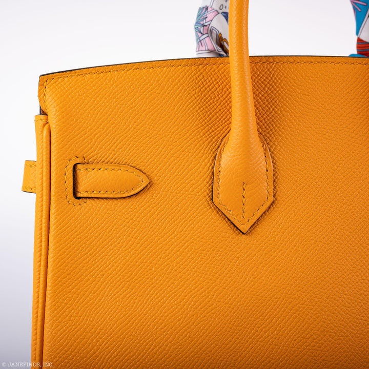 Hermès Birkin 25 HSS Jaune d'Or Epsom Gold Hardware - 2020, Y