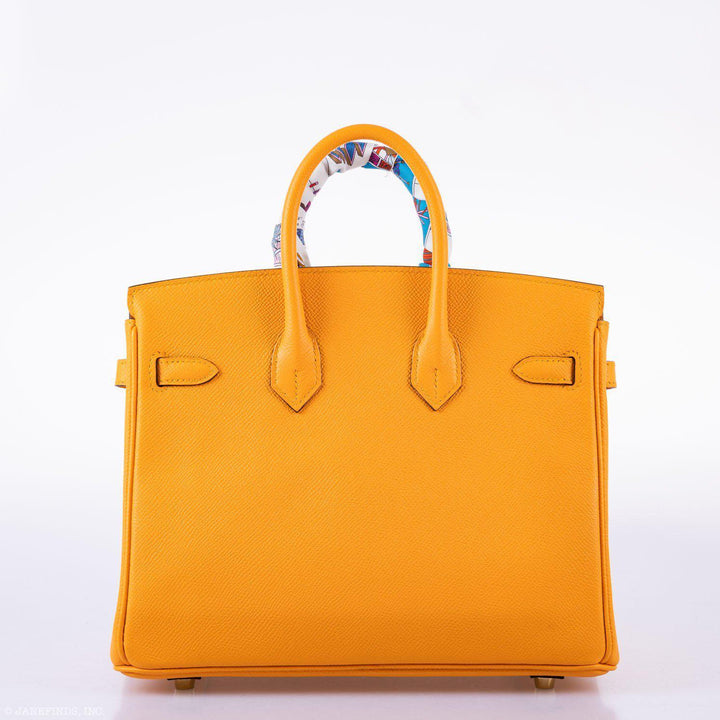 Hermès Birkin 25 HSS Jaune d'Or Epsom Gold Hardware - 2020, Y