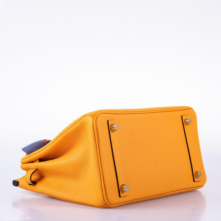 Hermès Birkin 25 HSS Jaune d'Or Epsom Gold Hardware - 2020, Y