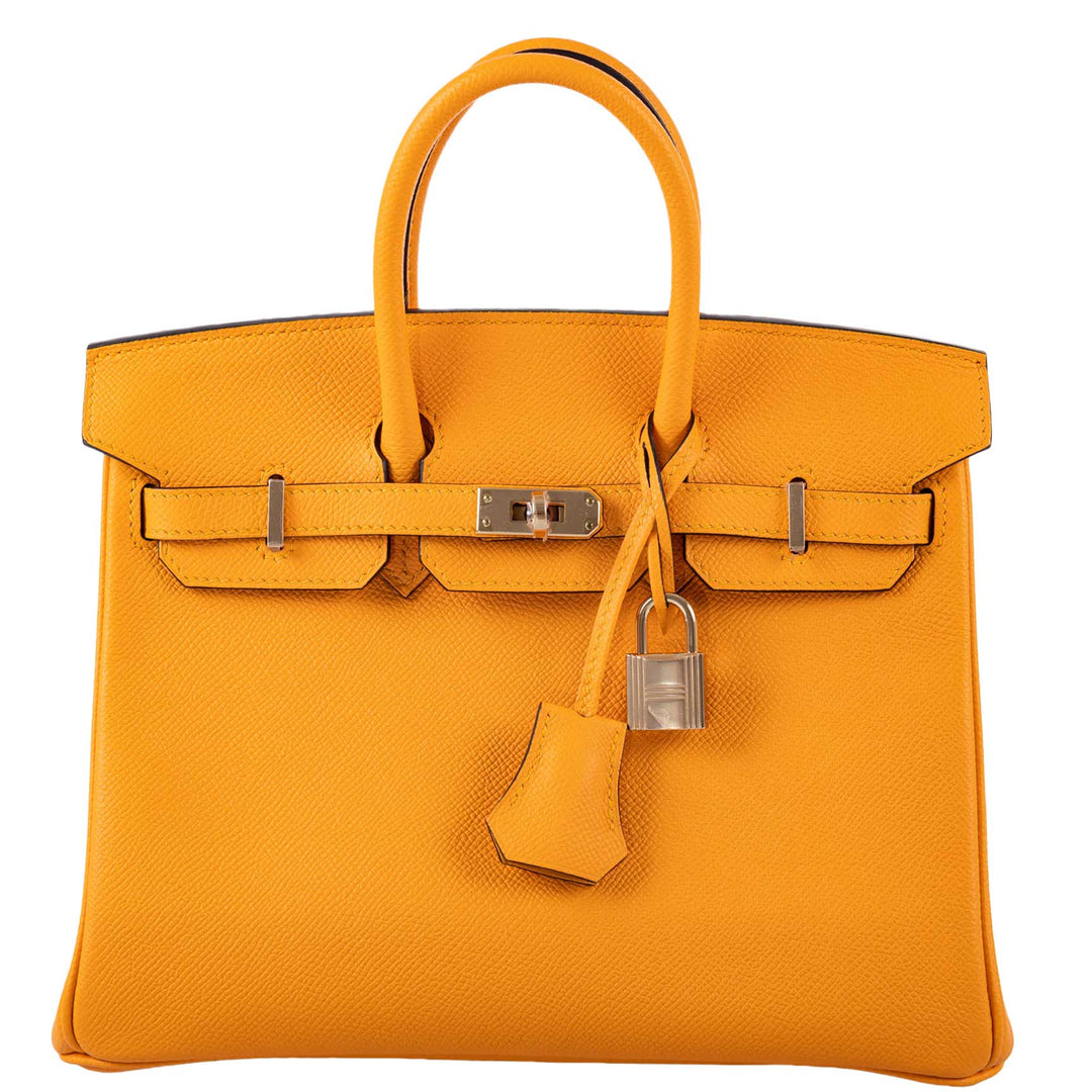 Hermès Birkin 25 HSS Jaune d'Or Epsom Gold Hardware - 2020, Y
