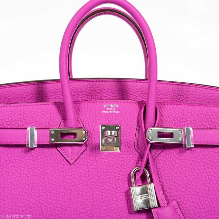 Hermès Birkin 25 Magnolia Togo Palladium Hardware