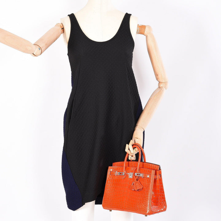 Hermes Birkin 25 Niloticus Crocodile Poppy Orange Palladium Hardware