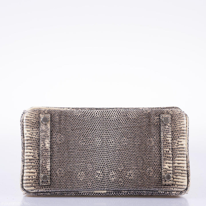 Hermès Birkin 25 Ombre Lizard Palladium Hardware