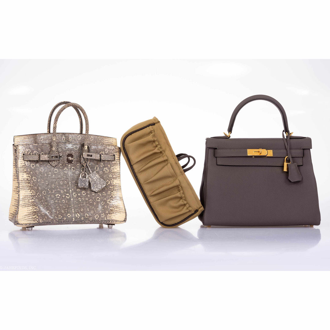 Hermès Birkin 25 Ombre Lizard Palladium Hardware - Very Rare
