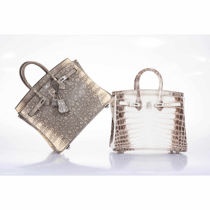 Hermès Birkin 25 Ombre Lizard Palladium Hardware - Very Rare