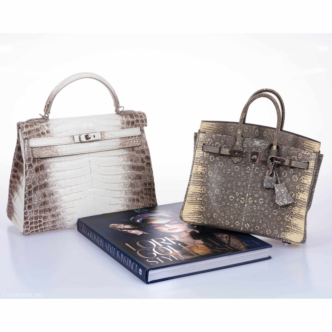 Hermès Birkin 25 Ombre Lizard Palladium Hardware - Very Rare