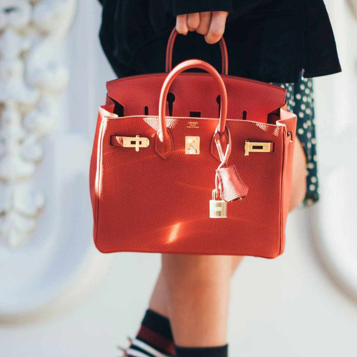 Hermès Birkin 25 Red Vermillion Togo Gold Hardware